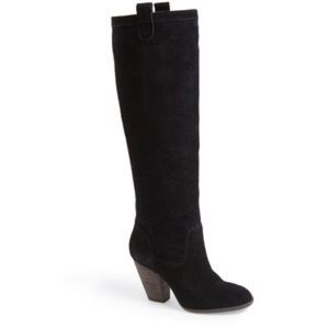 Sole society Rumer Boots in black suede size 5.5